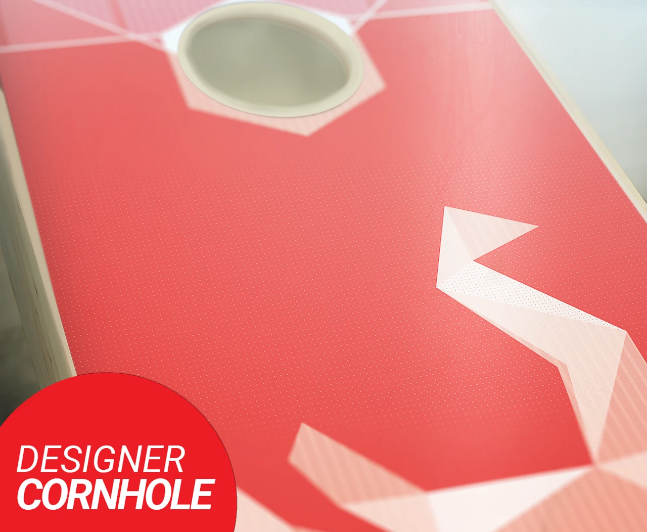 Red Swan Cornhole Set With Bags - Image 3