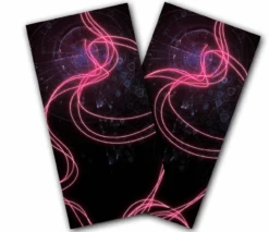 Heart Wired Cornhole Wraps - Set Of 2