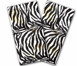 Zebra Cornhole Wraps - Set Of 2