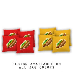 Hotdogs Cornhole Bags - Set Of 8