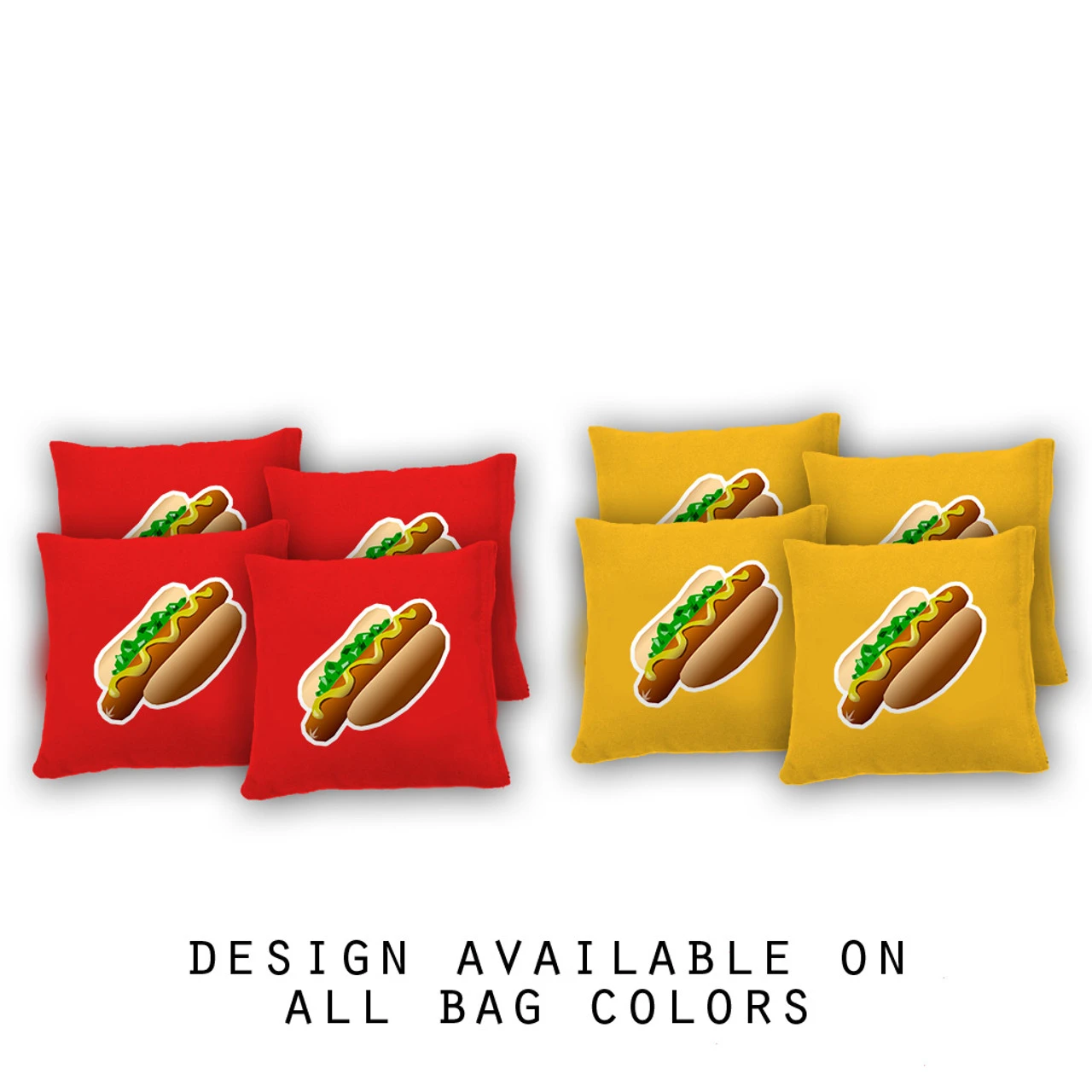 Hotdogs Cornhole Bags - Set Of 8