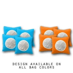 Sand Dollar Cornhole Bags - Set Of 8