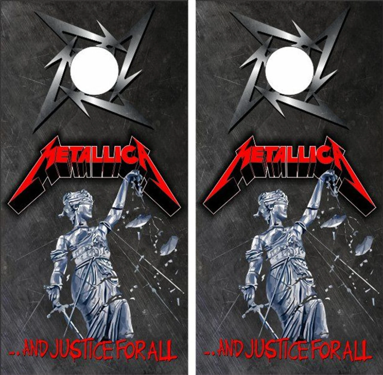 Metallica Version 2 Cornhole Set With Bags - Image 2