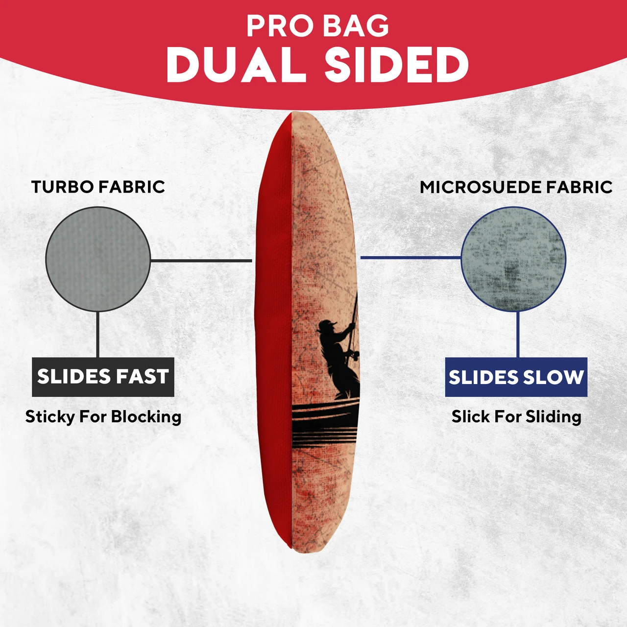 Fish On Rod Professional Cornhole Bags - Set Of 8 - Image 3