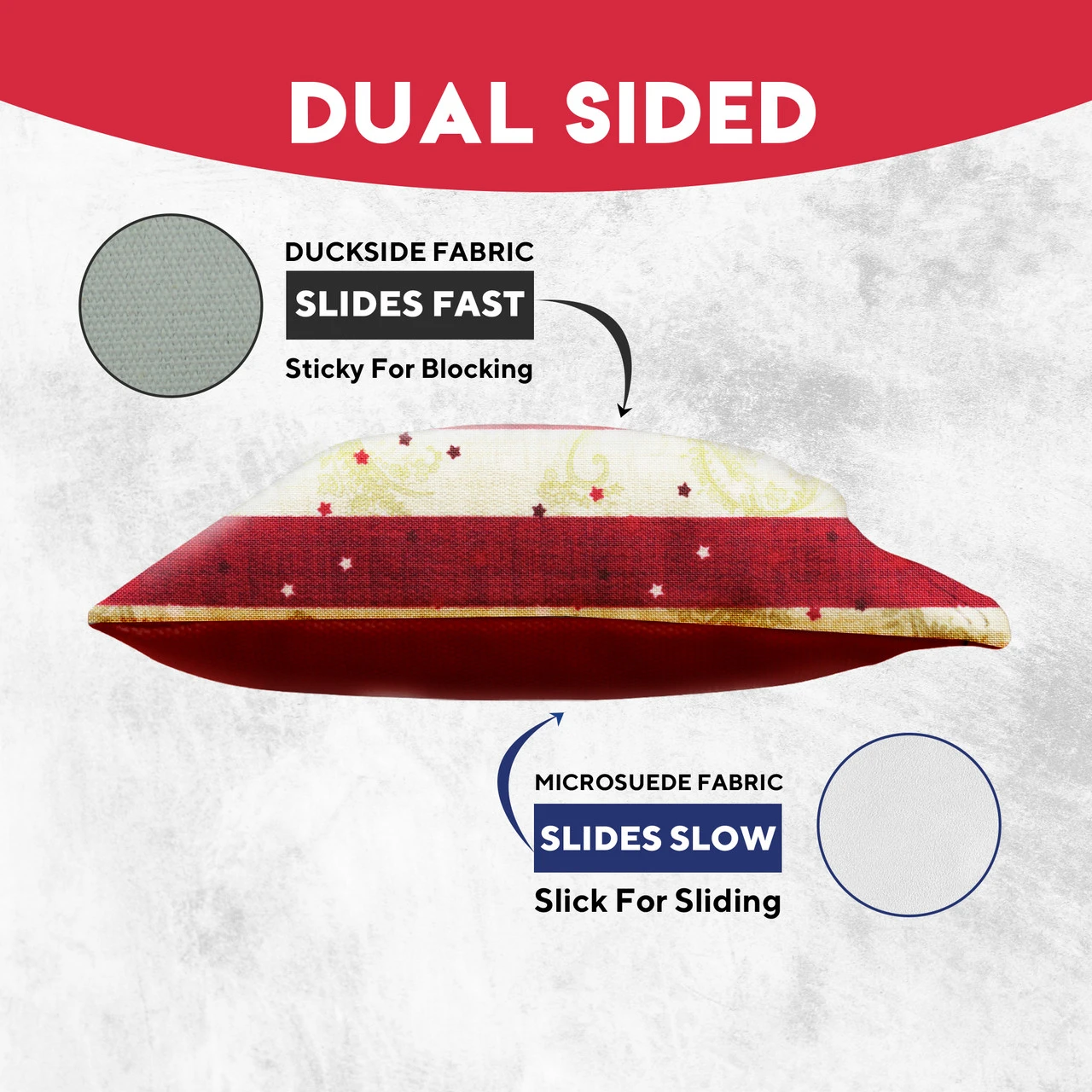 Stars Stripes Tournament Cornhole Bags - Set Of 8 - Image 3