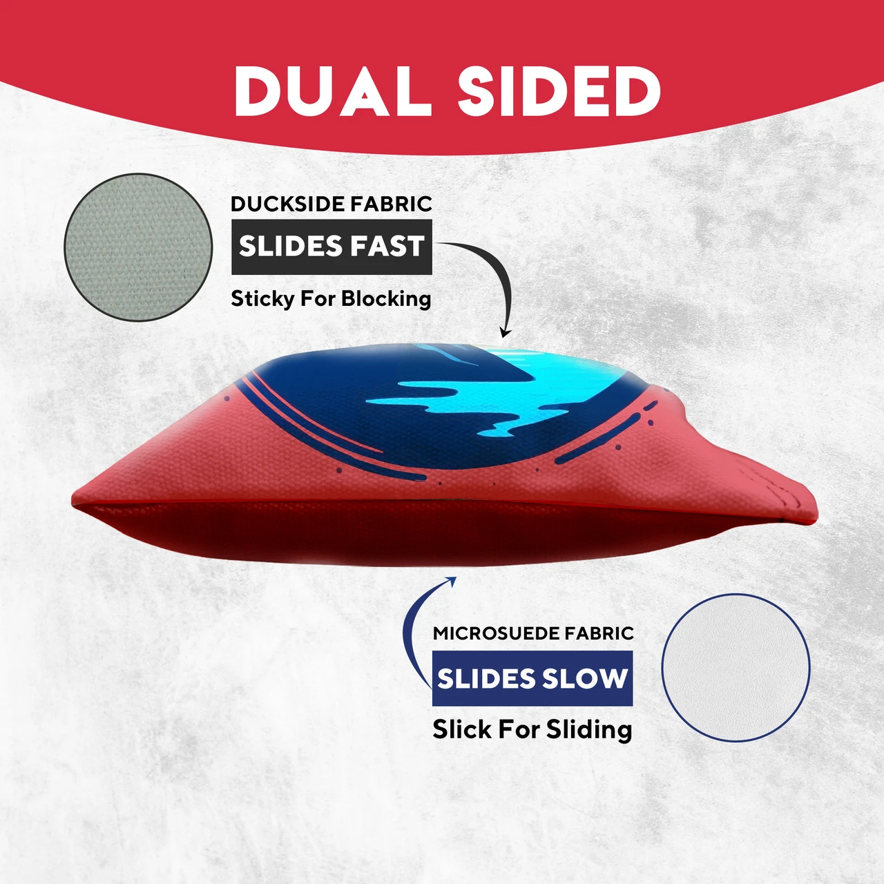 Beach Circle Tournament Cornhole Bags - Set Of 8 - Image 3