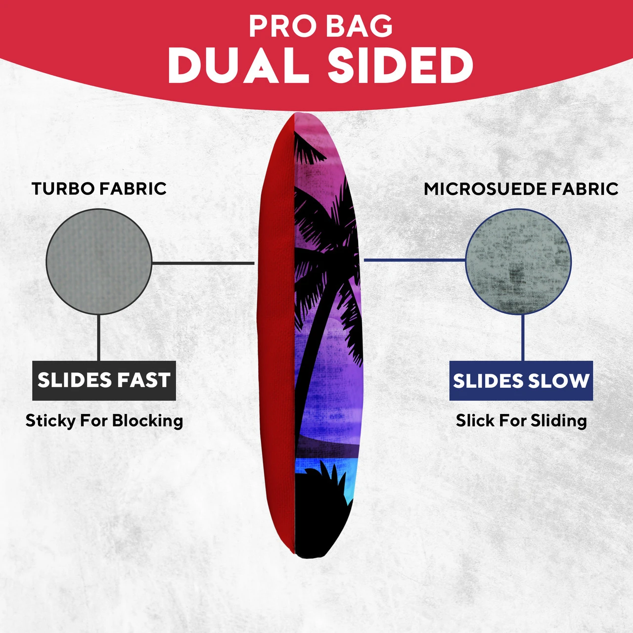 Colorful Beach Professional Cornhole Bags - Set Of 8 - Image 4