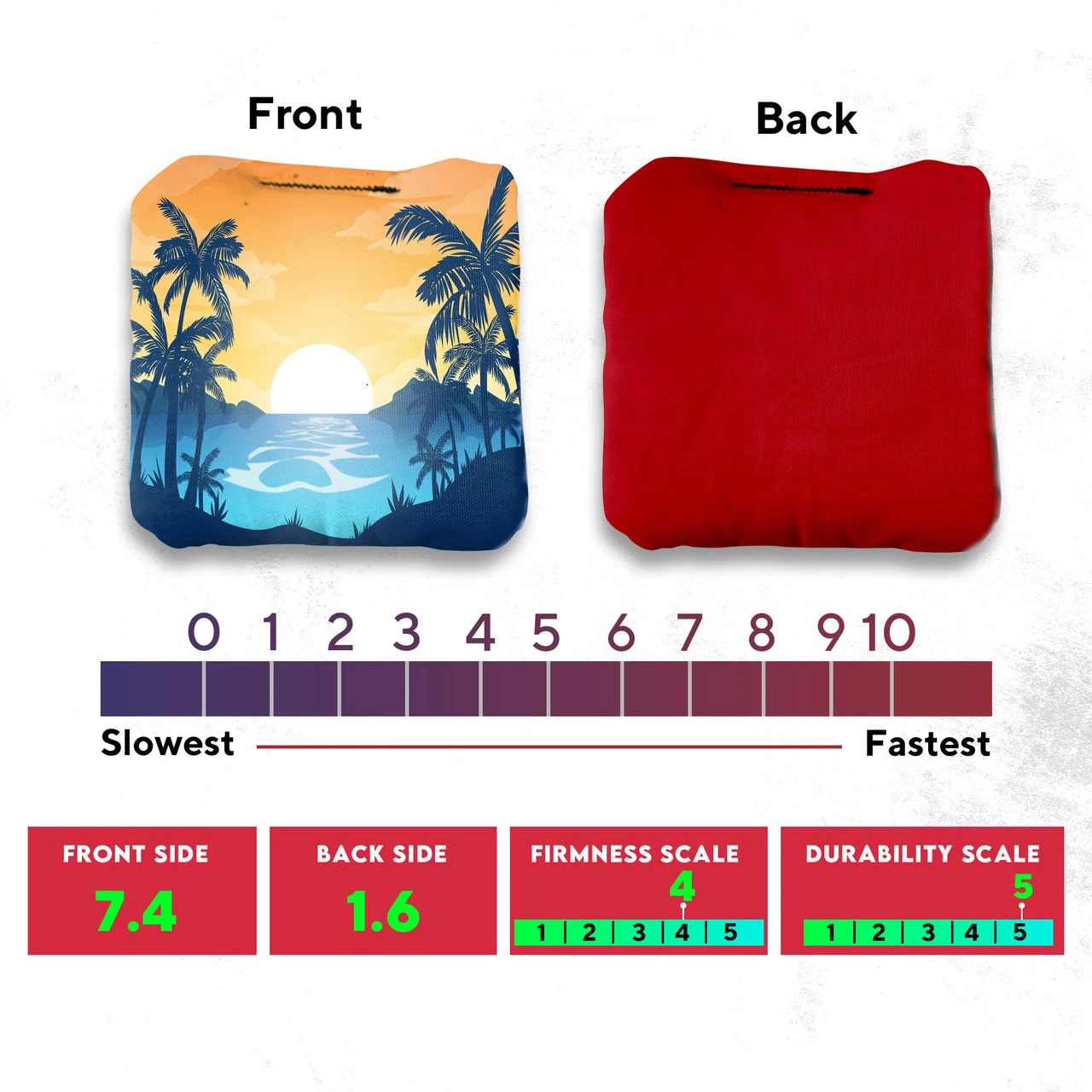 River Palms Professional Cornhole Bags - Set Of 8 - Image 4