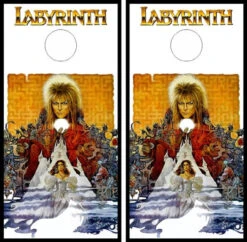 Labyrinth Cornhole Wraps - Set Of 2