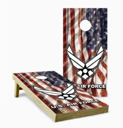 Air Force American Flag Cornhole Set With Bags
