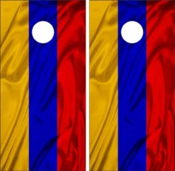 Armenian Flag Cornhole Wraps - Set Of 2