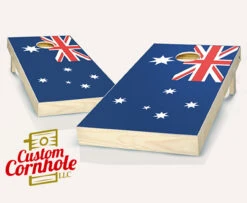 Australian Flag Cornhole Set With Bags