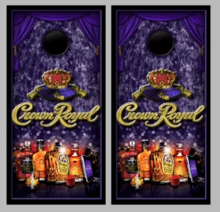 Crown Royal Cornhole Wraps - Set Of 2