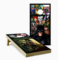Batman Joker Comics Cornhole Set With Bags