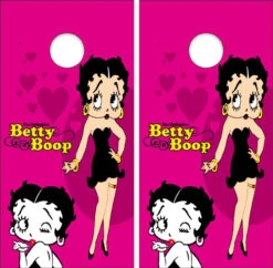 Betty Boop Version 3 Cornhole Wraps - Set Of 2