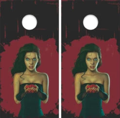Blood Roses Cornhole Wraps - Set Of 2