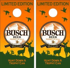 Busch Limited Edition Version 3 Cornhole Wraps - Set Of 2