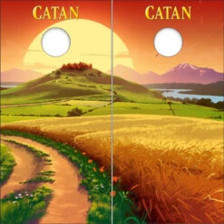 Catan Cornhole Wraps - Set Of 2