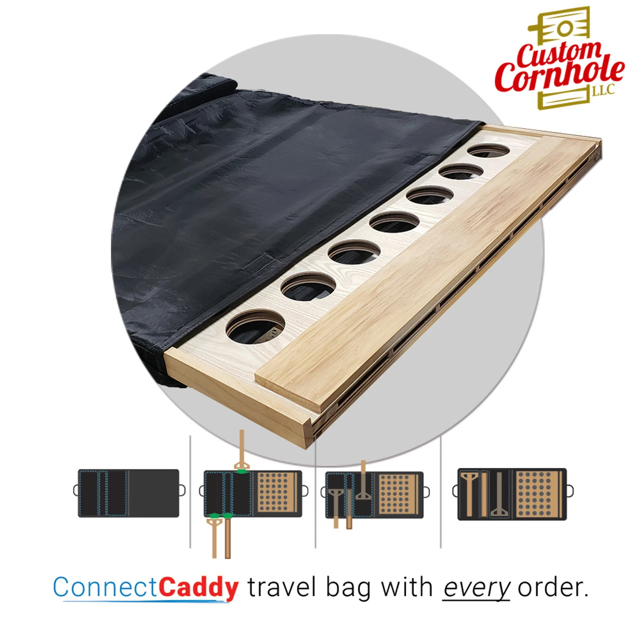 Southern Rustic Personalized Family Giant Connect Four Game - Image 4