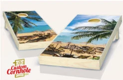 Sunny Beach Cornhole Set With Bags