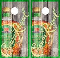 Crown Royal Apple Cornhole Wraps - Set Of 2