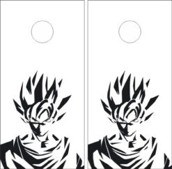 Dragon Ball Z Version 7 Cornhole Wraps - Set Of 2
