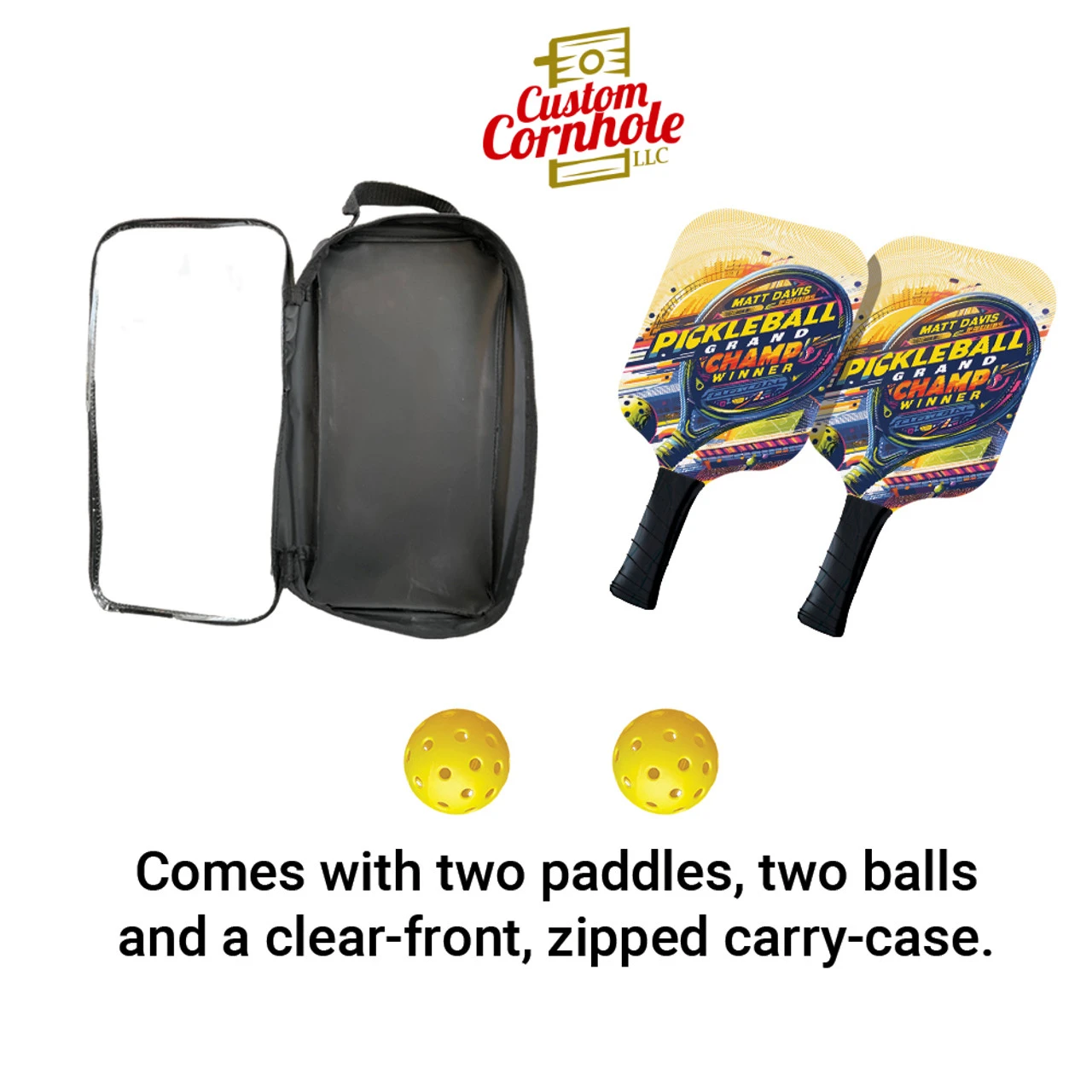 Custom Pickleball Champ Paddle Set - Image 3