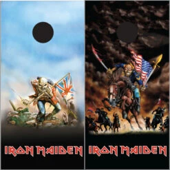 Iron Maiden Version 3 Cornhole Wraps - Set Of 2
