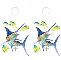 Guy Harvey Cornhole Wraps - Set Of 2