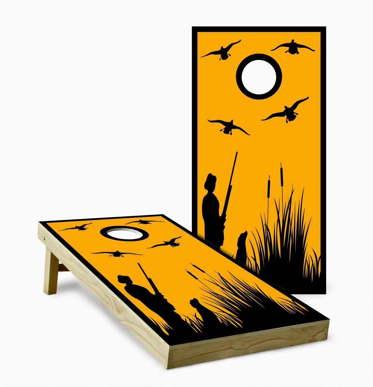 Duck Hunter Cornhole Set With Bags