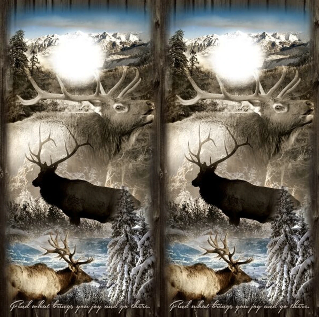 Find What Brings You Joy Cornhole Wraps - Set Of 2