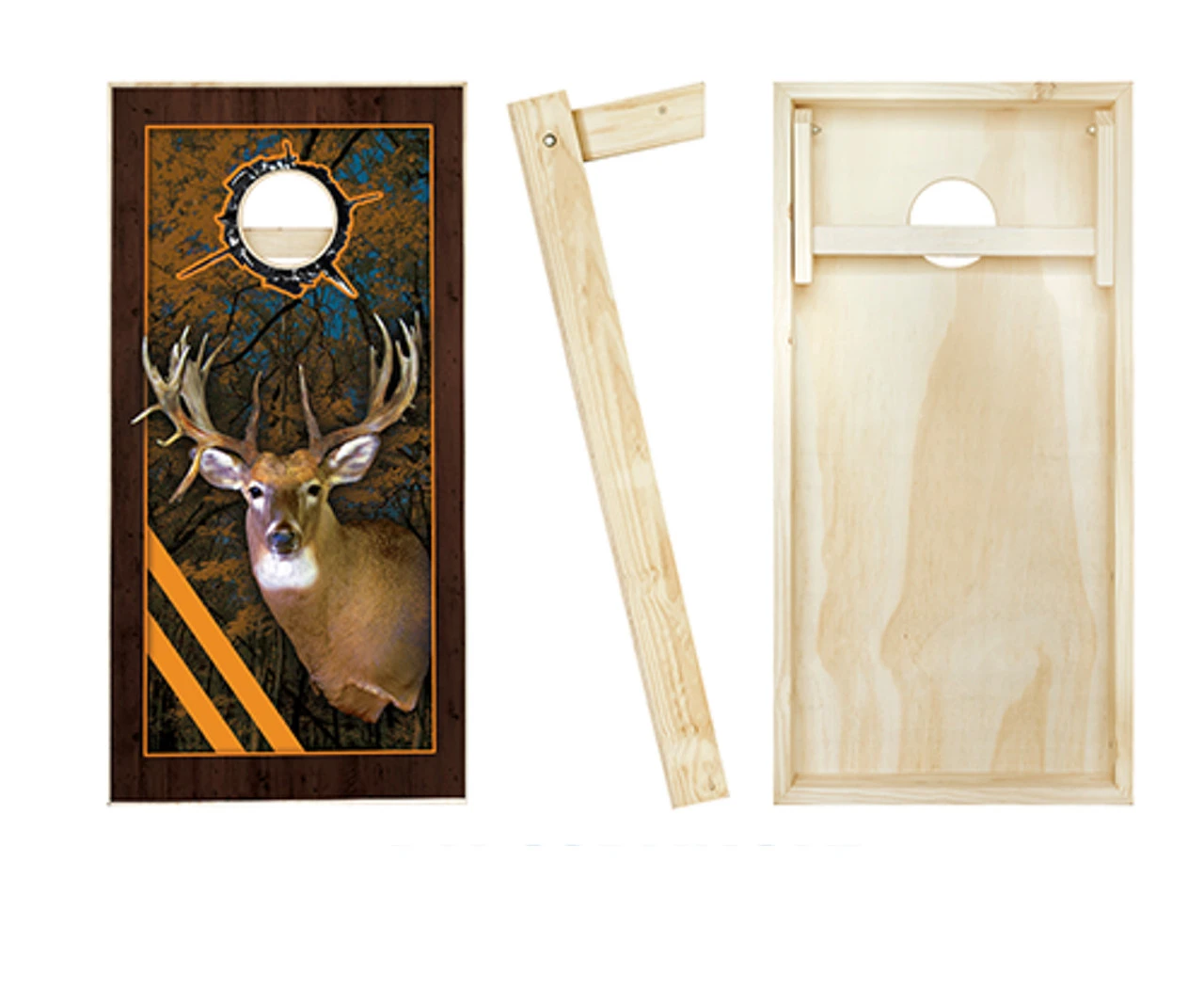 Framed Deer Cornhole Set With Bags - Image 2
