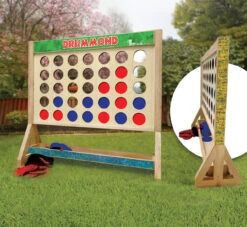 Personalized Jungle Family Giant Connect Four Game