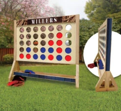 Nautical Personalized Family Giant Connect Four Game