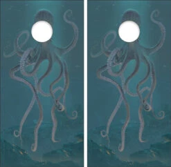 Giant Octopus Cornhole Wraps - Set Of 2