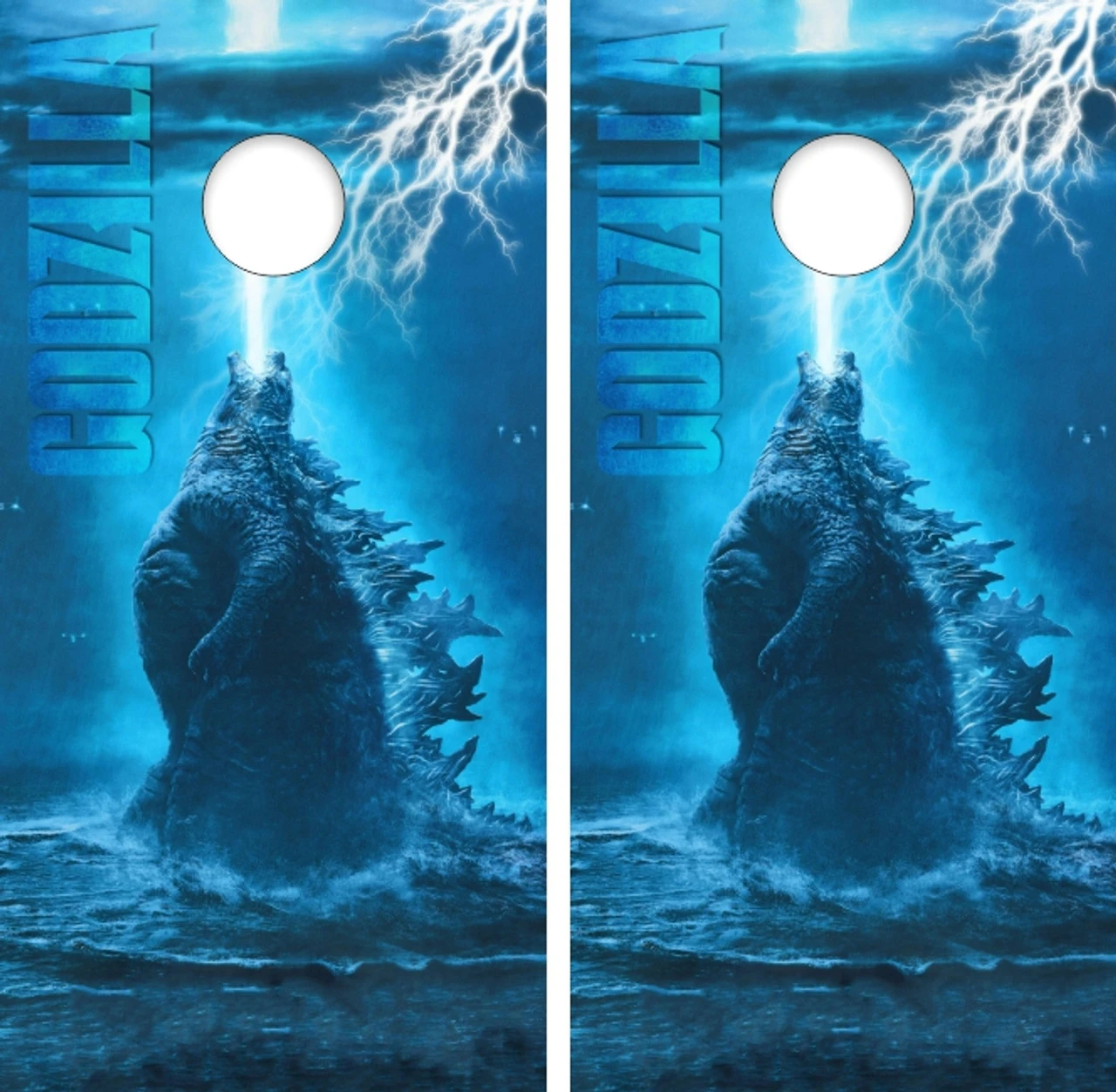 Godzilla Version 2 Cornhole Wraps - Set Of 2