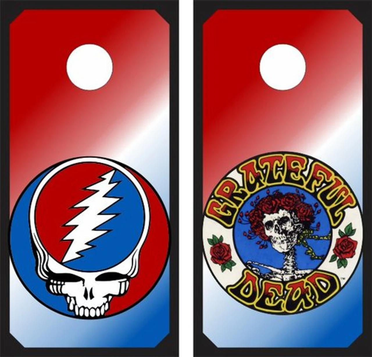 Grateful Dead Version 3 Cornhole Cornhole Set With Bags - Image 2