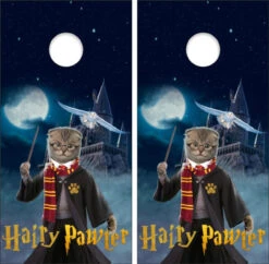 Hairy Pawter Cornhole Wraps - Set Of 2