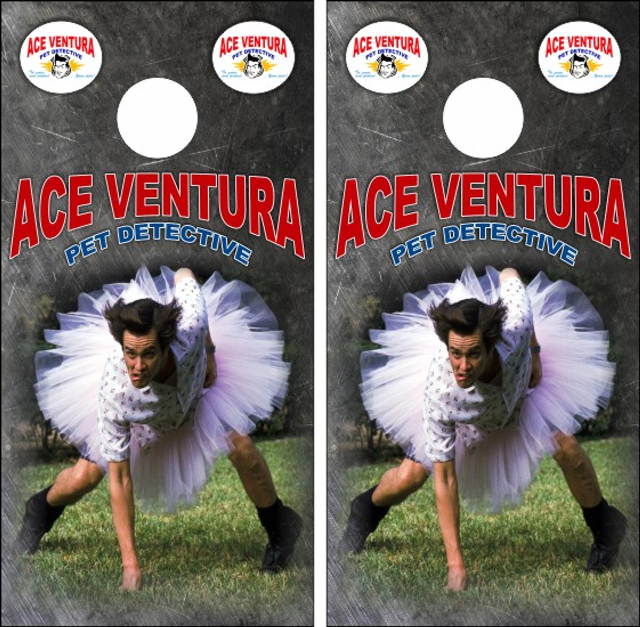 Ace Ventura Pet Detective Version 2 Cornhole Wraps - Set Of 2