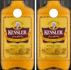 Kessler Whiskey Version 2 Cornhole Wraps - Set Of 2