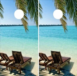 Lounge Chair Cornhole Wraps - Set Of 2