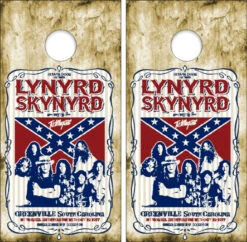 Lynyrd Skynyrd Version 3 Cornhole Wraps - Set Of 2