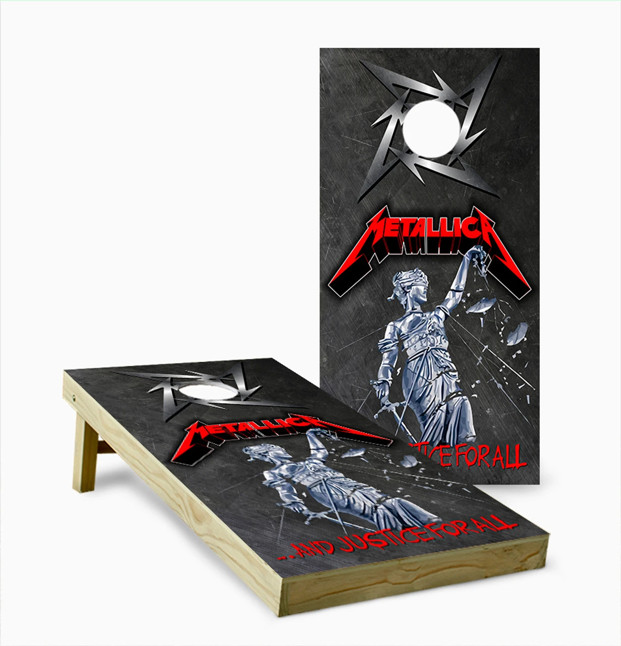 Metallica Version 2 Cornhole Set With Bags