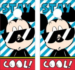 Mickey Mouse Version 2 Cornhole Wraps - Set Of 2