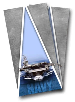 Navy Cornhole Wraps - Set Of 2