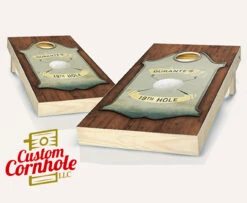 Personalized Golf Cornhole Set With Bags