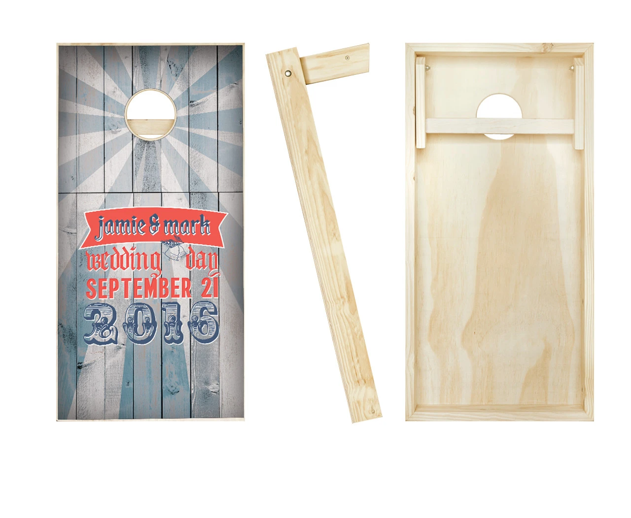 Retro Carnie Cornhole Set With Bags - Image 2