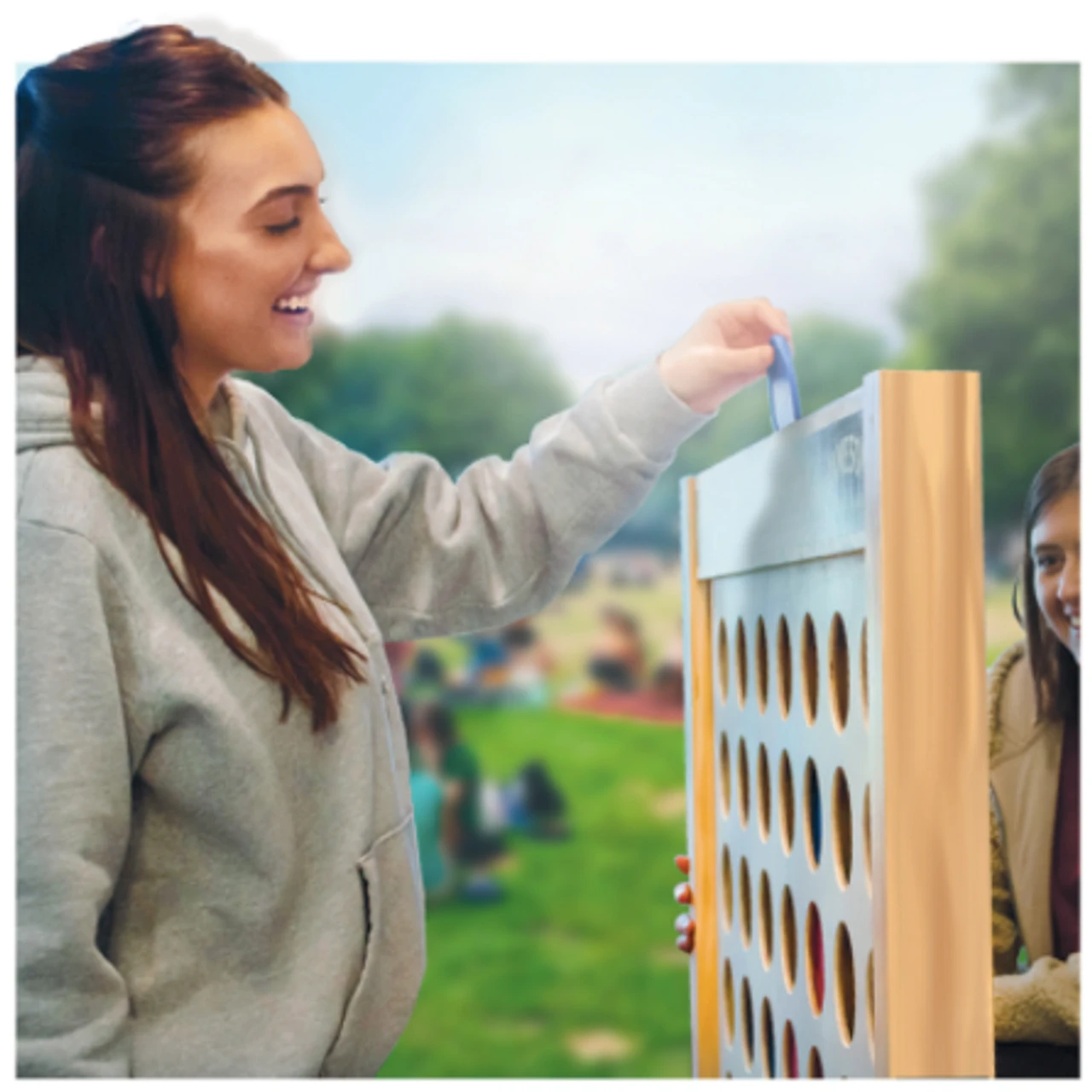 Southern Rustic Personalized Family Giant Connect Four Game - Image 5