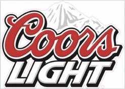 Coors Light Cornhole Decal