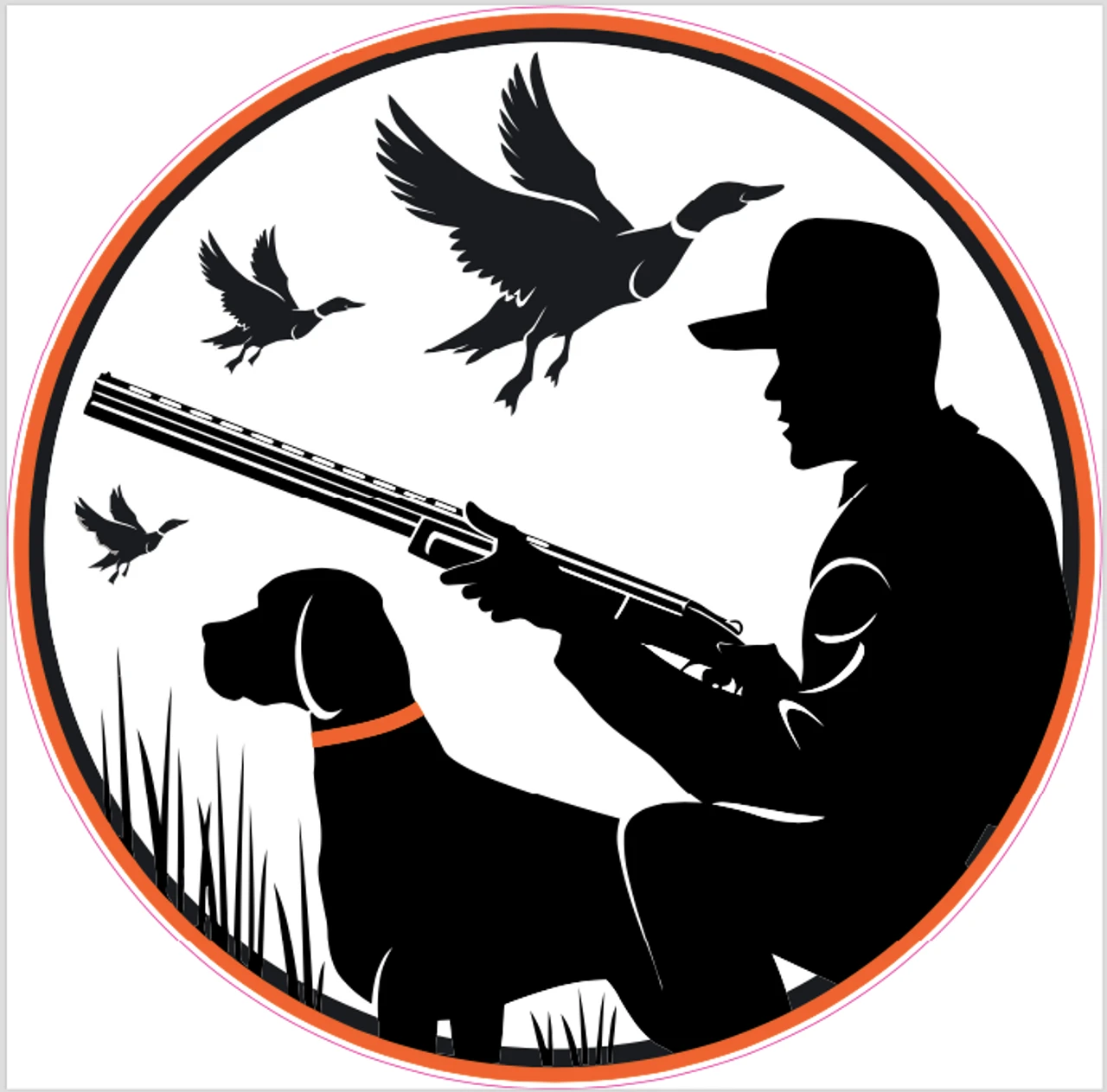 Duck Hunt Cornhole Decal